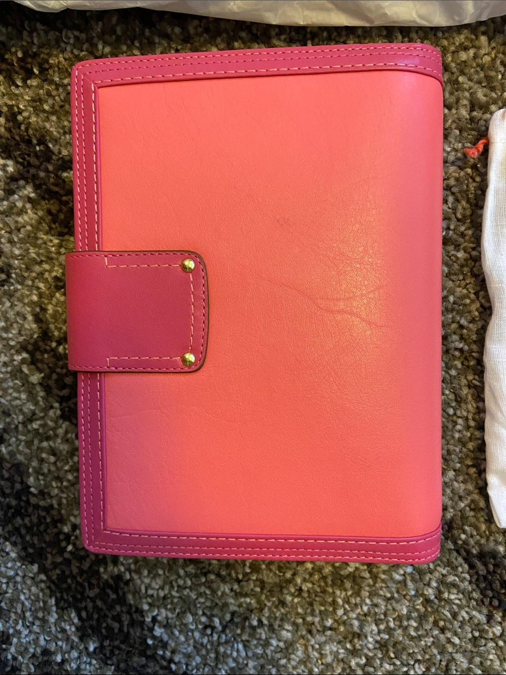 LeGaCy planner leather nos 2009 CoAcH large rose PINK rare! - Picture 3 of 8